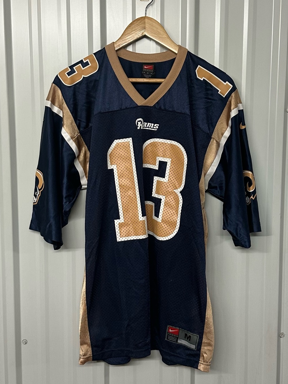 Vintage Nike Kurt Warner #13 St. Louis Rams Jersey Men’s Y2K NFL